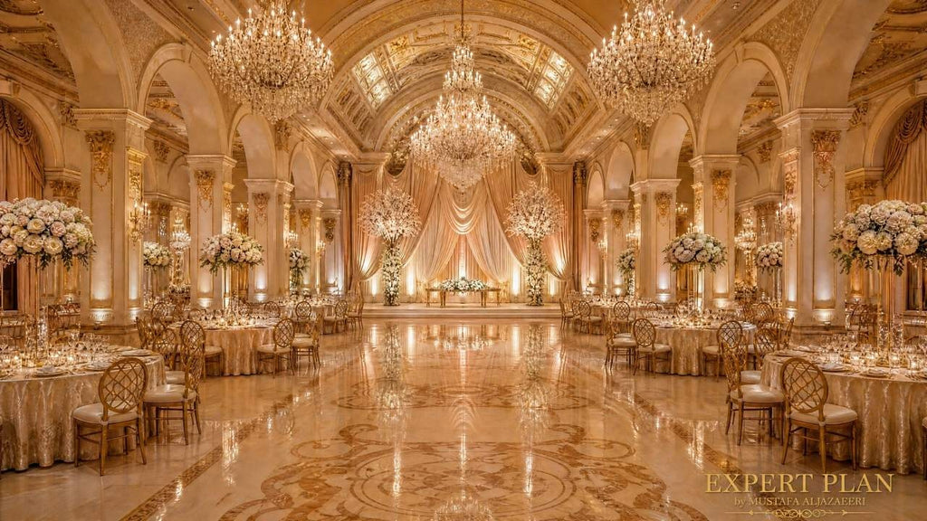 قاعة زفاف فاخرة