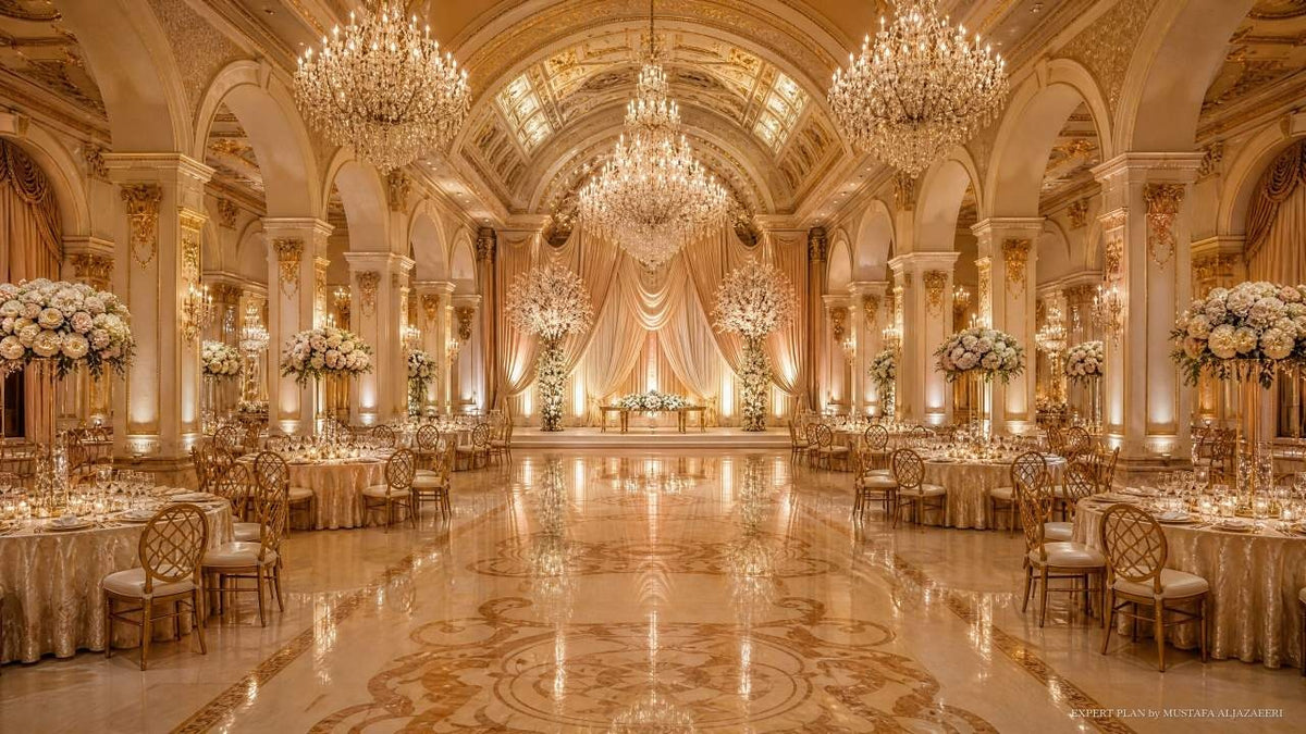 قاعة زفاف فاخرة