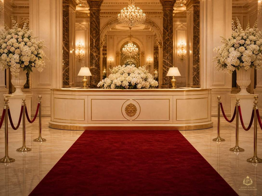 سجاد أحمر وحواجز VIP
